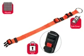 Karlıe Kilitli Boyun Tasma M 40-55 Cm Turuncu - 1