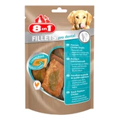 8in1 Poch Fillets Pro Dental Nane Aromalı Köpek Ödülü 80gr - 1