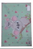 Beslenme Bezi Yıkanabilir 33x49 cm 1 Adet Koala Beslenme Örtüsü Okul Öncesi Kreş Anasınıfı İlkokul İçin İdeal - 2