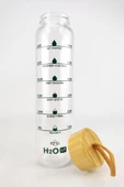 Digithome H2O Fit Bambu Kapaklı Cam Matara 1000 Ml - H2O75992 C1-1-18 - 4