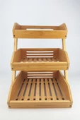 Digithome Bambu 3 Katlı Çok Amaçlı Saklama Kutusu Düzenleyici Organizer Meyvelik – MIEN-670 C1-1-289 - 5
