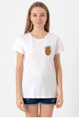One Piece Anime Bara Bara Devil Fruit Beyaz Kadın Bisikletyaka Tshirt thumbnail 1