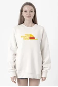 One Piece Anime Luffy The Pirate King Beyaz Kadın 2ip Sweatshirt thumbnail 1