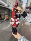 Noel Anne Ekoseli Peluş Oyuncak Yılbaşı Süsü 46 CM - 1