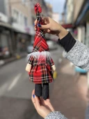 Noel Anne Ekoseli Peluş Oyuncak Yılbaşı Süsü 46 CM - 3