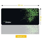 BUFFER® 90x40 Mouse Pad Gaming Oyuncu Gamer Kaymaz Taban Büyük Boy Ofis Tipi Fare Altlığı Goliathus - 9
