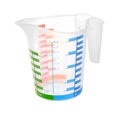 BUFFER® 500 ml Renkli Dereceli Sert Plastik Mutfak Ölçü Kabı - 1