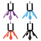 Esnek Kıvrılabilir Elastik Mini Ahtapot Tripod Stand-Pembe - 1