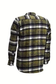 Erkek Çift Cepli Kapaklı Regular Fit Oduncu Gömlek BGL-ST03255 - 9