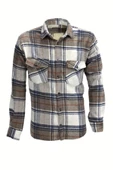Erkek Çift Cepli Kapaklı Regular Fit Oduncu Gömlek BGL-ST03255 - 3