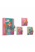 Gıpta Winx Hatıra Defteri İplik Dikişli Kilitli 14X20 96 Yaprak - 1