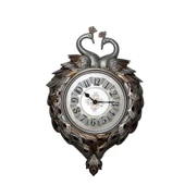 Duvara Asmalı Tavuskuşu Saat Dekoratif Hediyelik - 1