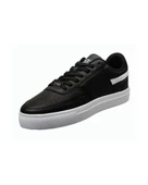 M.P. 232-1291 Mr Erkek Siyah-Beyaz Cilt Sneaker Ayakkabı - 3