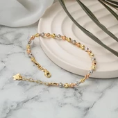 Dorika 14 Ayar Bayan Altın Bileklik - 2