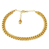 14 Ayar Sarı Altın Örgü Dorika Bileklik thumbnail 1