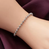 Beyaz Altın Dorika 14 Ayar Bileklik thumbnail 3