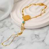 22 Ayar Yarım Reşatlı Şahmeran Bileklik - 3