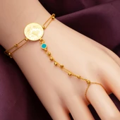 22 Ayar Yarım Reşatlı Şahmeran Bileklik - 2