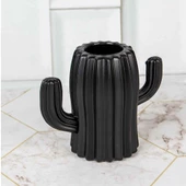 Kaktüs Saksı Kaktüs Şekilli Kalemlik Dekor Çiçeklik Saksı Plastik Kaktüs Biblo BPA İçermez 11 CM - 1