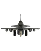 Ctoy Sürtmeli Çek Bırak J10 Savaş Uçağı Gri Mavi thumbnail 3