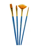 Fanart Academy Sentetik Fırça Seti 4lü S1 - 2