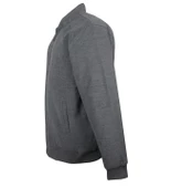 Büyük Beden Ribanalı Kaşe Mont Gri - 2