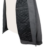 Büyük Beden Ribanalı Kaşe Mont Gri - 6