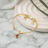 Balık Pandora Altın Çocuk Bilekliği thumbnail 2