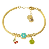 Papatya Altın Pandora Çocuk Bilekliği thumbnail 1