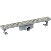 MAXİFLOW LİNE DUŞ KANALI 20-33-40-50-80 Cm DUŞ SÜZGEÇ KANALI Q50 YANDAN ÇIKIŞLI - 1
