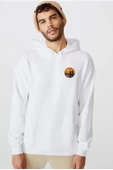 One Piece Anime Thousand Sunny Beyaz Erkek 3ip Kapşonlu  Sweatshirt thumbnail 1