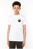 One Piece Anime Thousand Sunny Beyaz Çocuk Bisikletyaka Tshirt - 1