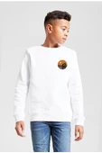 One Piece Anime Thousand Sunny Beyaz Çocuk 2ip Sweatshirt - 1