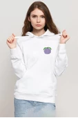 One Piece Anime Yami Yami Devil Fruit Beyaz Kadın 3ip Kapşonlu Sweatshirt thumbnail 1