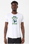 Popeye Best Pops Ever Beyaz Erkek Bisikletyaka Tshirt - 1