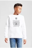 Prison Break Labyrinth Beyaz Çocuk 2ip Sweatshirt - 1