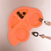 Hometarz Plastik Mama Tabağı 4 Bölmeli Pratik Bebek Yemek Tabağı Çocuk Kahvaltı Tabağı BPA İçermez - 2