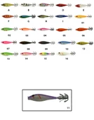 Captain 3007 Kalamar Zokası 6cm Metsuki Squid 11 - 1