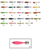 Captain 3007 Kalamar Zokası 5cm Metsuki Squid 07 - 1
