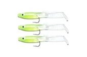 Captain 3525 Eel Fish 7.5cm Silikon Zargana Suni Yem 3'lü Paket E05 Green - 1