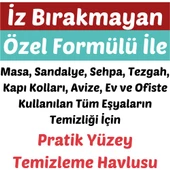 Pafilya Yüzey Temizlik Havlusu Beyaz Sabun Kokulu-Karbonat ve Sirkeli 102 Yaprak (6 Lı Set) - 5