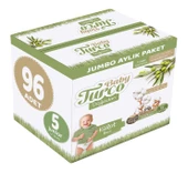 Baby Turco Külot Bebek Bezi Doğadan Beden:5 (12-25KG) Junior 96 Adet Jumbo Aylık Pk - 1