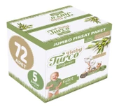 Baby Turco Külot Bebek Bezi Doğadan Beden:5 (12-25KG) Junior 72 Adet Jumbo Fırsat Pk - 1