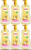 Dalin Bebek Şampuanı 400ML Kolay Tarama Badem Özlü Pompalı (6 Lı Set) - 1