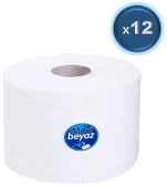 Mavi Beyaz Mini Jumbo Tuvalet Kağıdı 12 Li Pk (4Kg) Çek-Sil İçten Çekmeli Tuvalet Kağıdı (ÜK-141002) - 2
