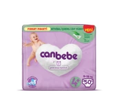 Canbebe Bebek Bezi Beden:4+ (9-16Kg) Maxi Plus 50 Adet Fırsat Pk thumbnail 3