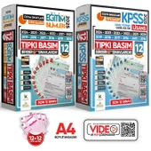 2025 KPSS Lisans GY-GK ve Eğitim ÖSYM Çıkmış Soru Tıpkı Basım 24lü (12+12) Deneme Paketi Video Ç. TG - 1