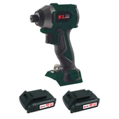 Klpro KLDV18BH-20 18V/2.0Ah. 220Nm Kömürsüz Şarjlı Torklu Darbeli Vidalama - 1