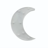 24cm Led Işıklı Plastik Ay Dede Gece Lambası - 4