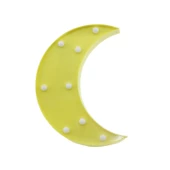 24cm Led Işıklı Plastik Ay Dede Gece Lambası - 5